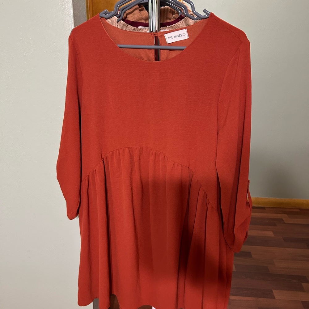 Rust Orange Women's Top